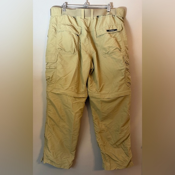 Cabela's Men's Tan Khaki Great Trail Zip-Off Convertible Pants Size 38x30 - Picture 2 of 14